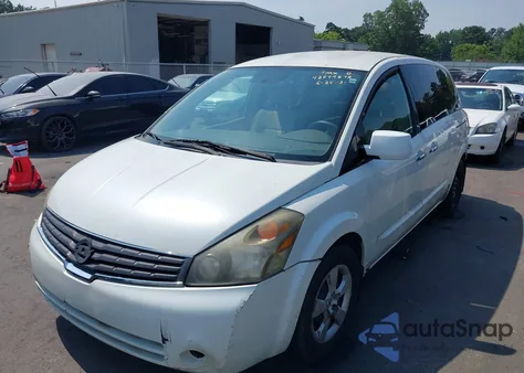 2007 Nissan Quest 3.5 from USA, damaged, VIN 5N1BV28U07N121861